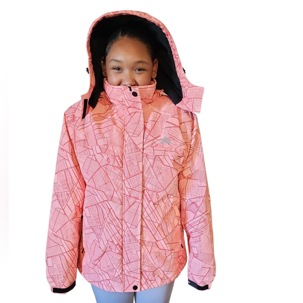 Stylish Pink Patterned Jacket